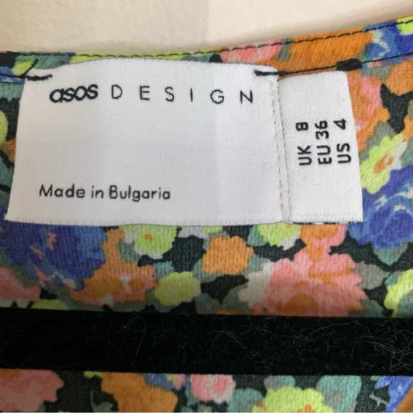 ASOS Floral  Button Up Blouse 4 - Picture 3 of 10